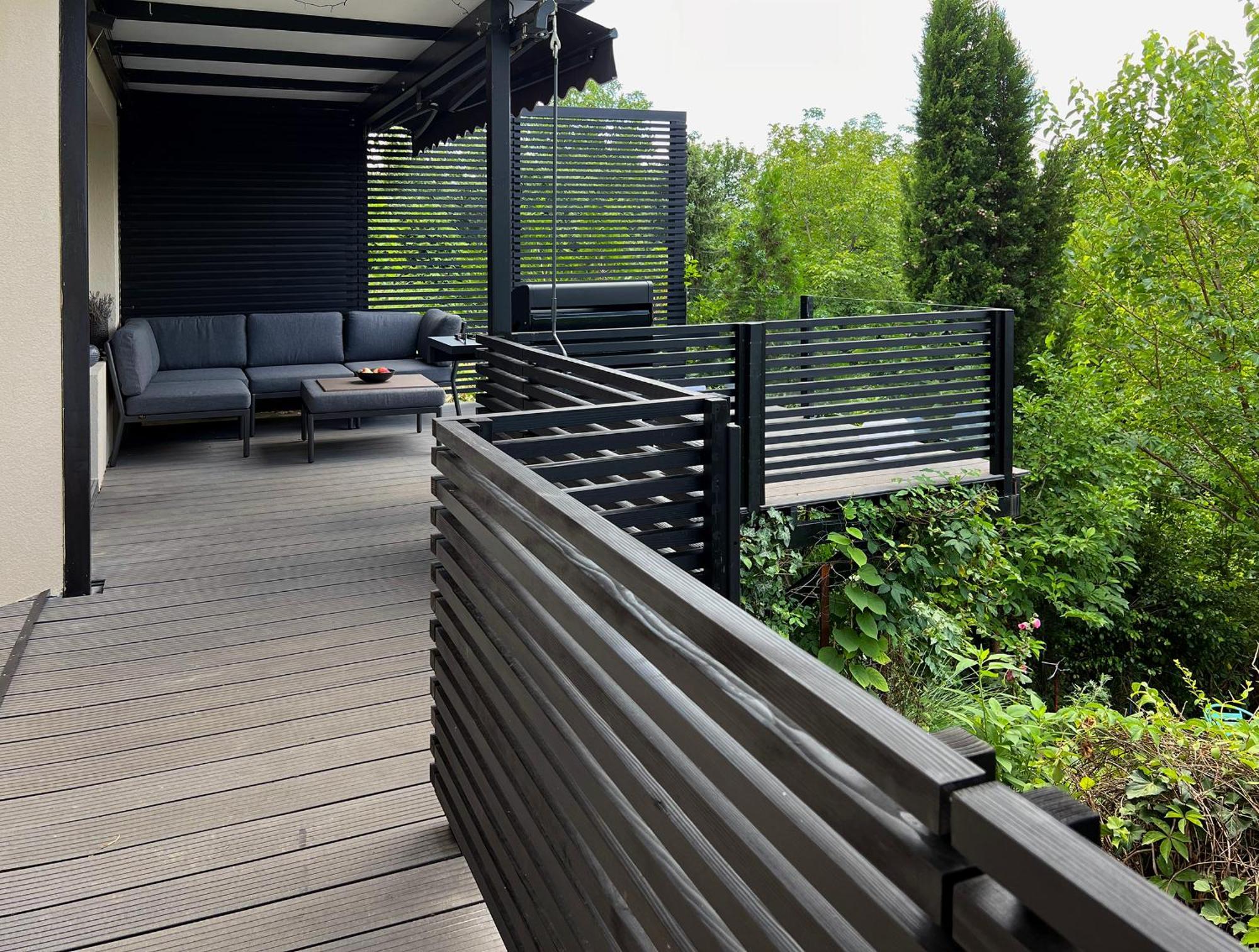 Pergola House In A Green Oasis With Fantastic View Apartman Pétervárad Kültér fotó