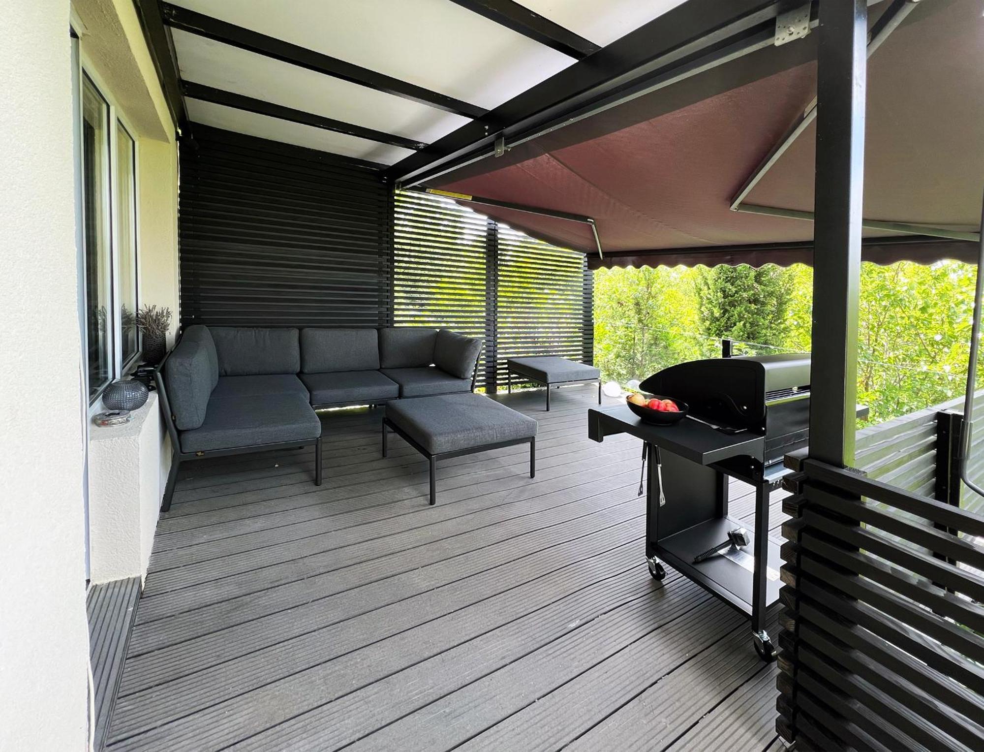 Pergola House In A Green Oasis With Fantastic View Apartman Pétervárad Kültér fotó